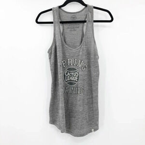 47 Brand Women's Gray Scoop Neck Spring Training Tank‎ Top Size S